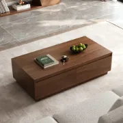 Picture of Alvaro – Natural Wood TV Stand with Coffee Table