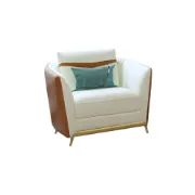 Monterey – Modern Living Room Set with Marble and Gold Accents