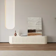 Lévanto – TV Unit & Coffee Table Set with Elegant Marble Surface