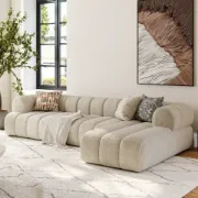 Tondo Cozy Set – Natural Wood Living Room Comfort