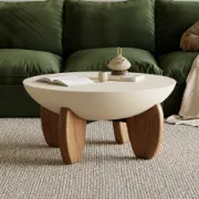 Tondo Cozy Set – Natural Wood Living Room Comfort
