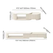 Picture of Lévanto – TV Unit & Coffee Table Set with Elegant Marble Surface