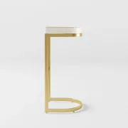 Aurélie Modern Bar Stool –  with Golden Base