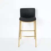 Picture of Aveline  Bar Stool – Gold Metal Frame with Padded Seat & Backrest