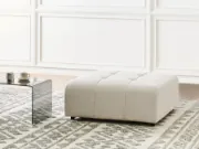 Orlen Ottoman – Contemporary Design with Natural Wood Frame