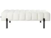 Picture of Ottoman  Velours - Natural wood.