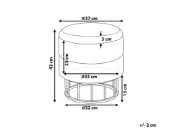 Picture of Ottoman Bijou - Natural wood