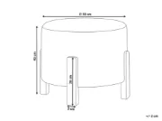 Picture of Ottoman  Azur - Natural wood