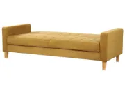 Mirelle – Modern Convertible Sofa with Natural Wood Frame