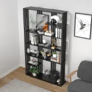 Montréal Display Shelf – Black Metal Frame with Open Design.