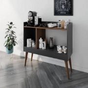 Picture of Rêverie Coffee Corner Cabinet – Dual Shelf Design with Wooden Legs