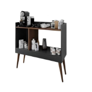 Picture of Rêverie Coffee Corner Cabinet – Dual Shelf Design with Wooden Legs