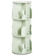 Bambou Kids Natural wood  Rotating Storage Shelf.