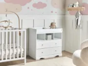 Rangio Baby Natural wood Changing Unit.