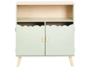 LuneBox Kids Natural wood Cabinet.