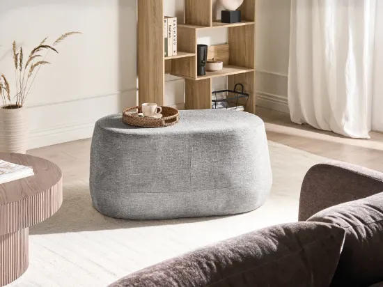 Mavli - Soft Oval Pouf Table