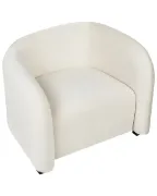 Luvora - Curved Velvet Armchair