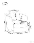 Ravo – Modern Swivel Lounge Chair