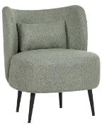 Milo – Elegant Armchair with Stainless Legs