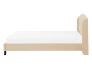 Belgrado Elegant Upholstered Bed – Tufted Square Padded Headboard