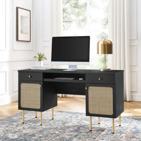 صورة Black Cane Desk