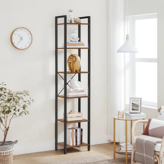 Fenza – Natural Wood & Metal Display Shelf