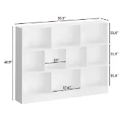 Binegar – Wide Natural Wood Display & Storage Unit