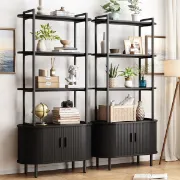 Versta – Elegant Black Storage & Display Bookcase