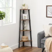 Drumm – Modern Natural Wood Corner Shelf