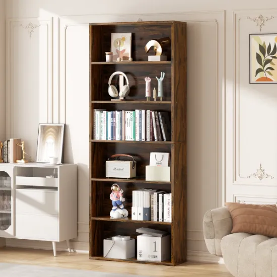 Picture of Emedio 6-Tier Open Bookcase
