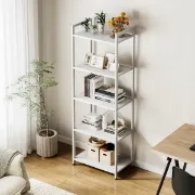 Volaro – Metal Frame Display Unit with Wooden Shelves