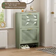 Solène – Modern Natural Wood Shoe Cabinet