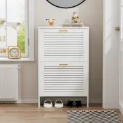 Solène – Modern Natural Wood Shoe Cabinet
