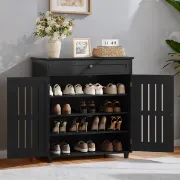 Noiren - Modern Natural Wood Shoe Cabinet
