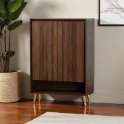 صورة Brixton Natural Wood Shoe Cabinet