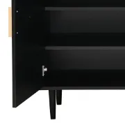 Noirette – Luxury Modern Natural Wood Shoe Cabinet