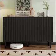 Flutéro – Luxury Modern Natural Wood Shoe Cabinet