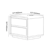 Picture of Céleste Natural Wood - Side Table.