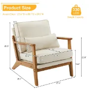 Picture of Tranquille Accent Chair - Natural Wood.