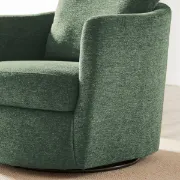 Picture of Impérial Curved Armchair - Natural Wood.