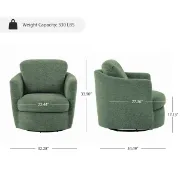 Picture of Impérial Curved Armchair - Natural Wood.