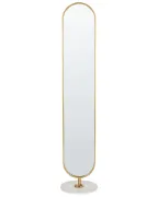 Picture of Pureté Floor Mirror - Natural wood Metal Frame.