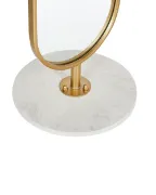 Picture of Pureté Floor Mirror - Natural wood Metal Frame.