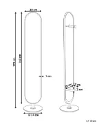 Picture of Pureté Floor Mirror - Natural wood Metal Frame.